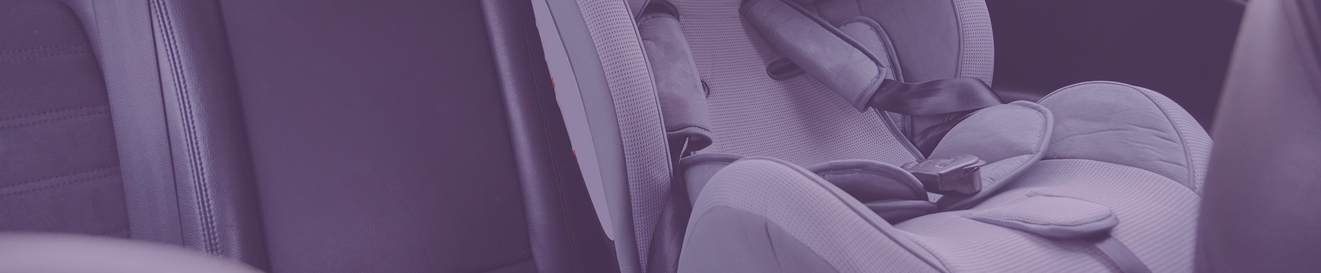 Child seat in the car