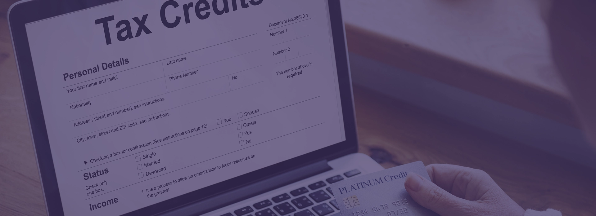 A Man calculates taxes on a long term disability A Man calculates taxes on a long term disability